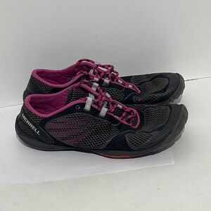 Merrell Women's Lace-Up Performance Footwear Running Black & Pink Shoe Size 8.5